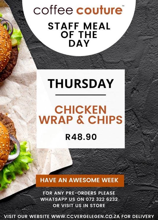 STAFF MEAL OF THE DAY - THURSDAY