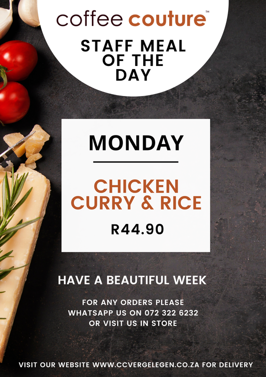 STAFF MEAL OF THE DAY - MONDAY