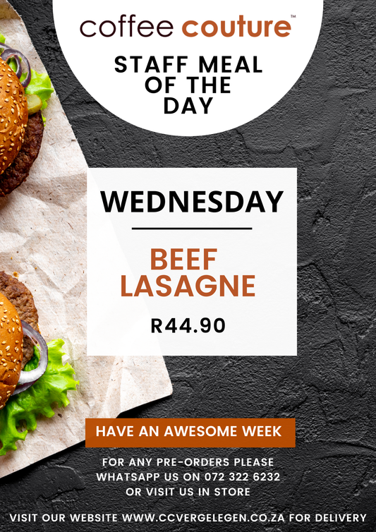 STAFF MEAL OF THE DAY - WEDNESDAY